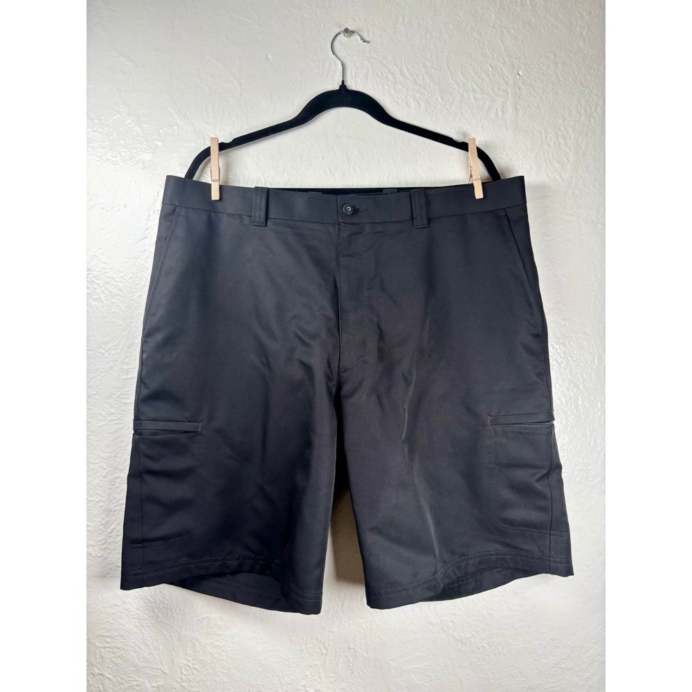 Links Edition Mens Black Golf Shorts Size 38 Performance Athleisure Country Club